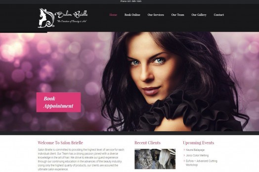 Salon Brielle website